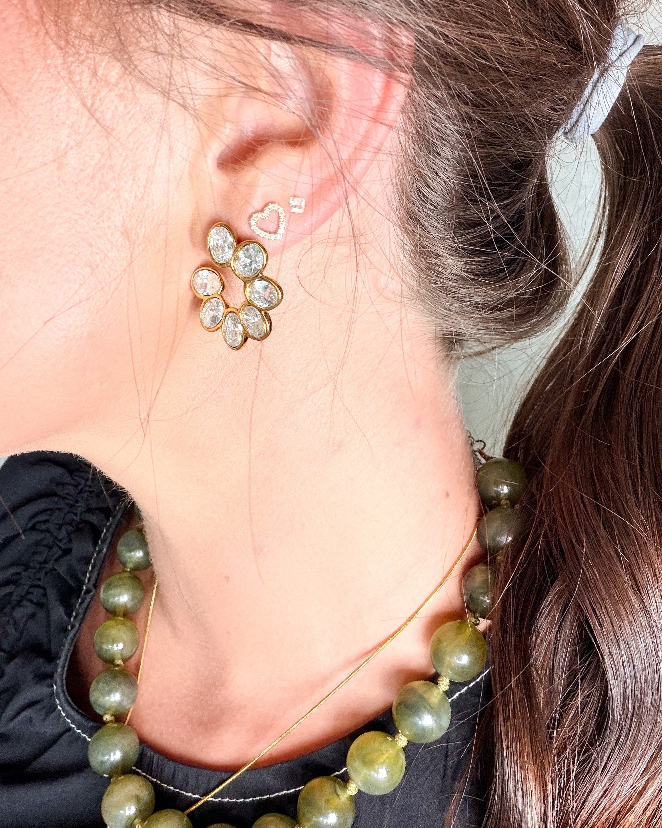 Olive Large Bubble Necklace