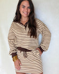 Striped Skirt Set