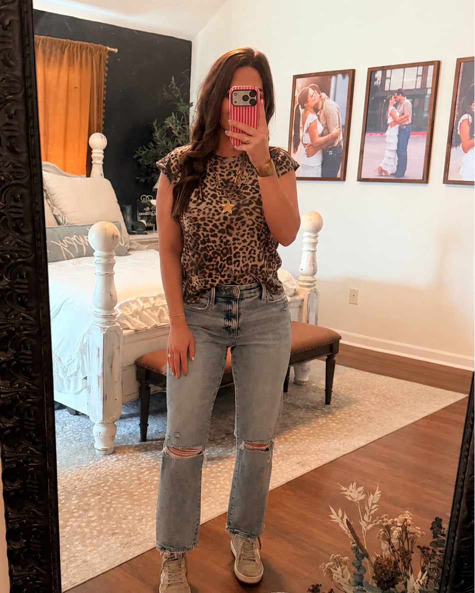 Leopard is a neutral top