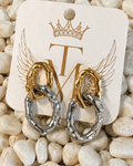 Two Toned Earrings
