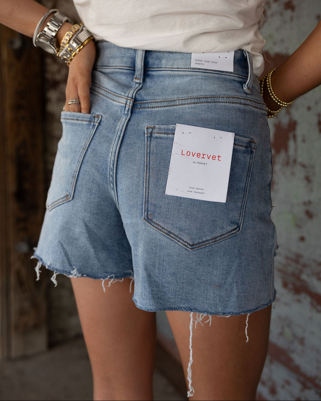 Daisy denim short