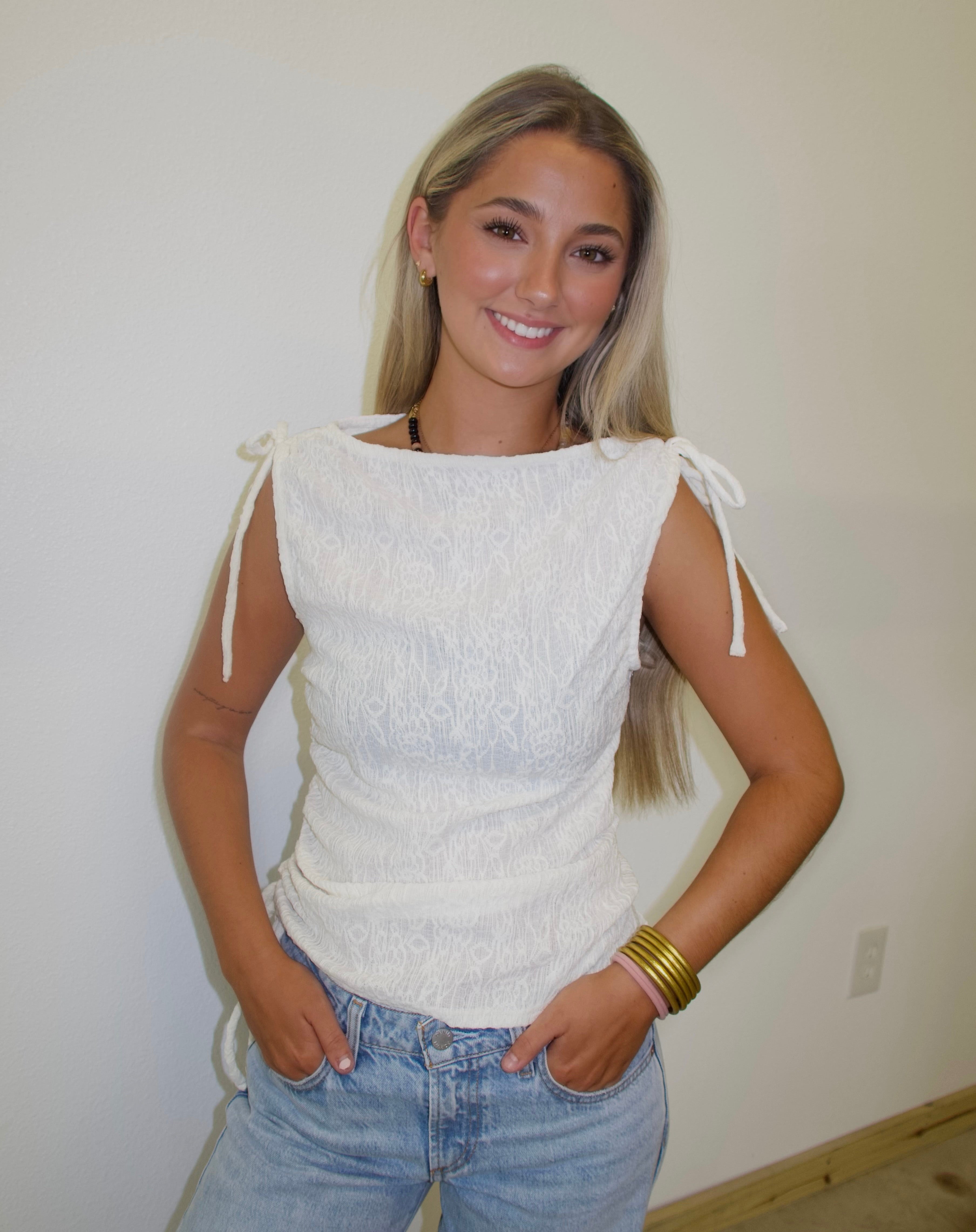 Perfect ivory top