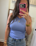 Ruffle tank