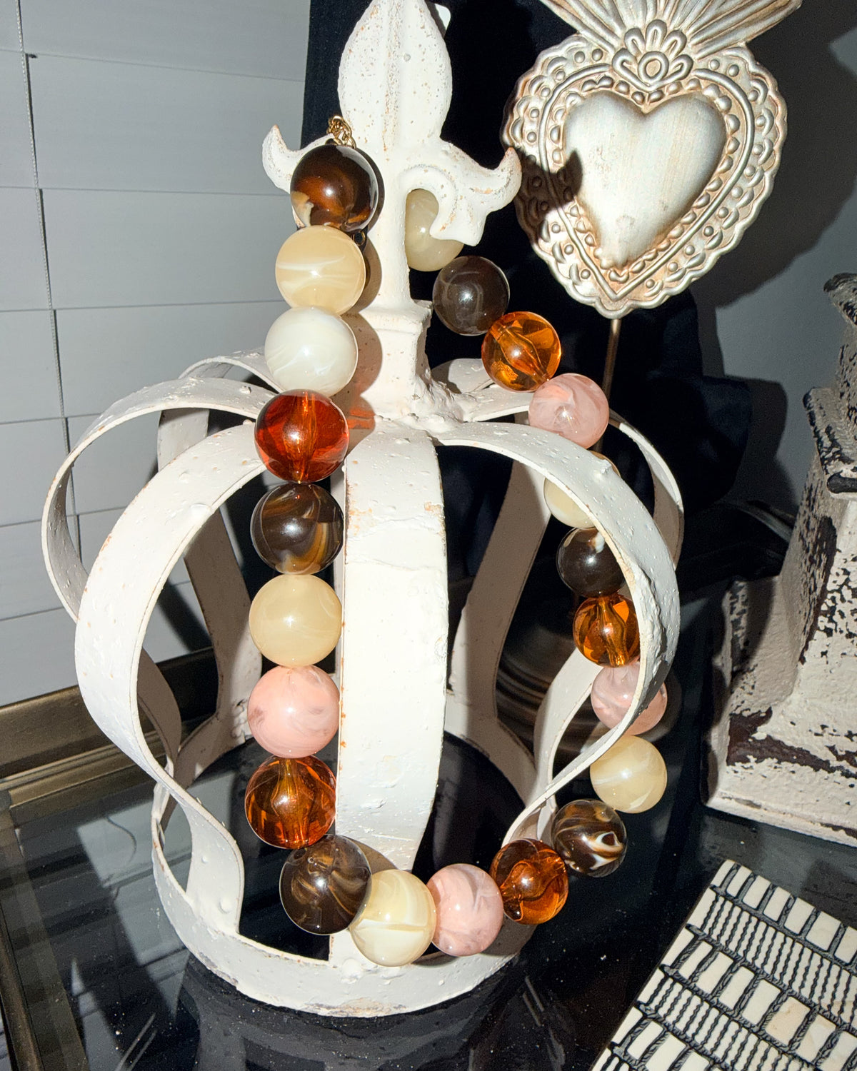 XL Fall Coded Bubble Necklace